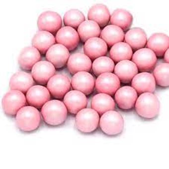 Picture of PINK CHOCOLATE BALLS pearls MEDIUM  X 1G MIN ORDER 50g